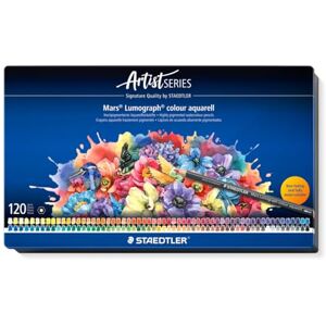 STAEDTLER Watercolour Pencil 120 Assorted Colours Mars Lumograph Colour Aquarell Tin of 120, 104 M120 STAEDTLER Watercolour Pencil 120 Assorted Colours Mars Lumograph Colour Aquarell Tin of 120, 104 M120