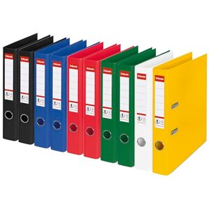 Esselte , Vivida 624162 A4 Lever Arch Files No.1 Assorted 50mm Spine Plastic Pack of 10 Esselte , Vivida 624162 A4 Lever Arch Files No.1 Assorted 50mm Spine Plastic Pack of 10