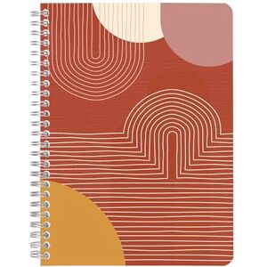 Clairefontaine 116065C Un Carnet A Spirale aux Teintes Chaleureuses et Formes Géométriques A5 14,8x21 cm 148 Pages Lignées Papier Ivoire 90g Collection Terracotta 4 visuels livraison aléatoire Clairefontaine 116065C Un Carnet A Spirale aux Teintes Chaleureuses et Formes Géométriques A5 14,8x21 cm 148 Pages Lignées Papier Ivoire 90g Collection Terracotta 4 visuels livraison aléatoire