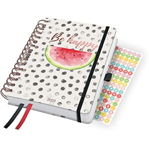 Sigel J3601 Jolie Spiral diary 2023 Watermelon Summer 16,8 x 21,5 cm hardcover 240 pages white, red Sigel J3601 Jolie Spiral diary 2023 Watermelon Summer 16,8 x 21,5 cm hardcover 240 pages white, red
