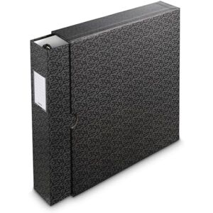 Hama Binder with Slipcase (Suitable for A4, 70mm Spine Width, A4 Ring Binder with 4 Rings, Organizer, File Binder, Ring Binder for Portfolio, Office, documents, Photos, etc.) Black/Grey Hama Binder with Slipcase (Suitable for A4, 70mm Spine Width, A4 Ring Binder with 4 Rings, Organizer, File Binder, Ring Binder for Portfolio, Office, documents, Photos, etc.) Black/Grey