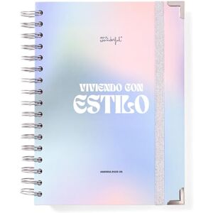 Mr. Wonderful 2025-26 Week to View Diary 18 Months with Weekly Organization "Viviendo con estilo Mr. Wonderful 2025-26 Week to View Diary 18 Months with Weekly Organization "Viviendo con estilo