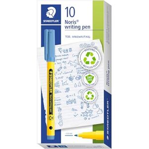 STAEDTLER Noris Handwriting Pen Delft Blue Box of 10, 307-63 STAEDTLER Noris Handwriting Pen Delft Blue Box of 10, 307-63