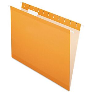 Pendaflex Reinforced Hanging File Folders, Letter Size, Orange, 1/5 Cut, 25/BX (4152 1/5 ORA) Pendaflex Reinforced Hanging File Folders, Letter Size, Orange, 1/5 Cut, 25/BX (4152 1/5 ORA)