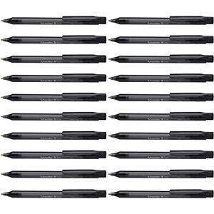 Schneider Fave Click-Top Ballpoint Pen M Tip Black Ink Assorted Barrel Colours Pack of 50 Schneider Fave Click-Top Ballpoint Pen M Tip Black Ink Assorted Barrel Colours Pack of 50