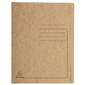 Exacompta Ref 39988E Flat Bar File Suitable for A4 Documents, Pre-Printed Cover, 355gsm Heavyweight Mottled Pressboard, 30mm Spine, Metal Spring Mechanism Brown Exacompta Ref 39988E Flat Bar File Suitable for A4 Documents, Pre-Printed Cover, 355gsm Heavyweight Mottled Pressboard, 30mm Spine, Metal Spring Mechanism Brown