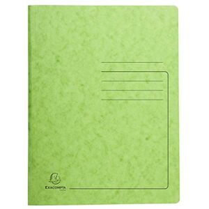 Exacompta Ref 240233E Heavyweight Mottled Pressboard Spring Folder Suitable for A4 Documents, 355gsm Mottled Pressboard, Holds Approx. 300 Sheets Light Green Exacompta Ref 240233E Heavyweight Mottled Pressboard Spring Folder Suitable for A4 Documents, 355gsm Mottled Pressboard, Holds Approx. 300 Sheets Light Green