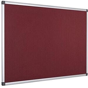 Bi-Office Notice Board Maya, Burgundy Felt, Aluminium Frame, 60 x 45 cm Bi-Office Notice Board Maya, Burgundy Felt, Aluminium Frame, 60 x 45 cm