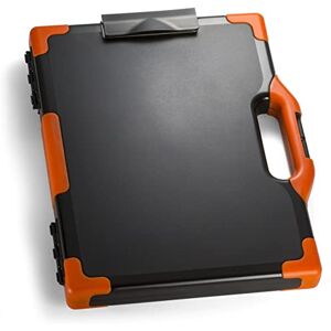 Officemate OIC Carryall Clipboard Storage Box, Letter/Legal Size, Black and Orange (83326) Officemate OIC Carryall Clipboard Storage Box, Letter/Legal Size, Black and Orange (83326)