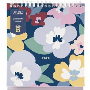 Busy B 2026 Desk Calendar – Jan to Dec, Floral 2026 Calendar with Built-in Stand & Flip-Top Binding -Desk Calendar for Office or Home Year Planner with Pockets for Organised Planning Busy B 2026 Desk Calendar – Jan to Dec, Floral 2026 Calendar with Built-in Stand & Flip-Top Binding -Desk Calendar for Office or Home Year Planner with Pockets for Organised Planning