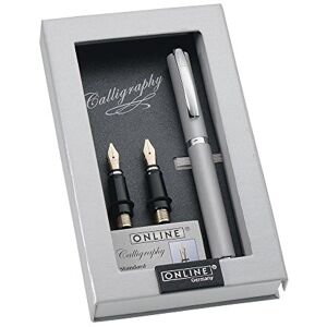 Online Set Best Writer calligraphy pen Vision Classic Silver, nib 1,4mm, 0,8mm, 1,8mm in Magnet Box Online Set Best Writer calligraphy pen Vision Classic Silver, nib 1,4mm, 0,8mm, 1,8mm in Magnet Box