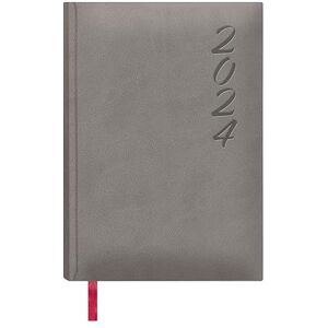 DOHE Diary 2024 – Day Page – Size: 15 x 21 cm (A5) – 336 Pages – Stitched Binding – Hardcover – Grey – Model Brasilia DOHE Diary 2024 – Day Page – Size: 15 x 21 cm (A5) – 336 Pages – Stitched Binding – Hardcover – Grey – Model Brasilia