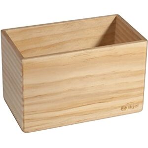 Sigel BA401 Storage box, Beige, 13 x 8 cm, solid wood pine, integrated magnets, for magnetic WhiteBoards and Glass Boards Sigel BA401 Storage box, Beige, 13 x 8 cm, solid wood pine, integrated magnets, for magnetic WhiteBoards and Glass Boards