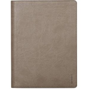 Rhodia 216002C rama No. 16 Taupe Clipboard and Document Holder Booklet for Notepads or A5 Format Notebooks (14.8 x 21 cm) Premium Italian Faux Leather rama Collection Rhodia 216002C rama No. 16 Taupe Clipboard and Document Holder Booklet for Notepads or A5 Format Notebooks (14.8 x 21 cm) Premium Italian Faux Leather rama Collection