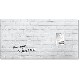 Sigel GL144 Premium Glass magnetic Board, glossy surface, 91 x 46 cm, easy mounting, super White Artverum Sigel GL144 Premium Glass magnetic Board, glossy surface, 91 x 46 cm, easy mounting, super White Artverum