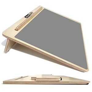 Zieler Ergonomic Large A3 Writing Slope with Grip Mat for Better Writing Posture Easywriter. Premium, Lacquered Wood Finish with 20°Degree Angle. Suitable for Left & Right-Handed use Zieler Ergonomic Large A3 Writing Slope with Grip Mat for Better Writing Posture Easywriter. Premium, Lacquered Wood Finish with 20°Degree Angle. Suitable for Left & Right-Handed use