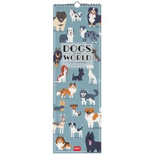 LEGAMI 2026 Wall Calendar, Dogs Of The World, Small Wall Calendar, 12 Months and Year Planner, English, Space for Notes, Zodiac Signs, International Holidays, 16 x 49 cm LEGAMI 2026 Wall Calendar, Dogs Of The World, Small Wall Calendar, 12 Months and Year Planner, English, Space for Notes, Zodiac Signs, International Holidays, 16 x 49 cm
