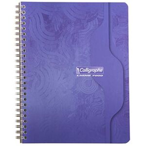 Calligraphe 402C Set of 10 Spiral Notebooks (a Clairefontaine Brand) 17x22 cm 100 Small Squares Pages 70 g White Paper Varnished Recycled Card Cover Random Colours Calligraphe 402C Set of 10 Spiral Notebooks (a Clairefontaine Brand) 17x22 cm 100 Small Squares Pages 70 g White Paper Varnished Recycled Card Cover Random Colours