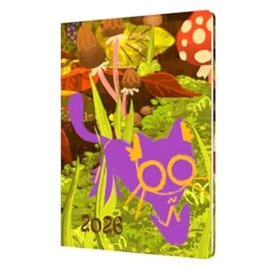 Collins Bella Ramsay Cat 2026 12 Month Calendar Year Planner, Week-To-View Diary, A5 Hard Cover Mushroom (E-CA153.MC-26) Collins Bella Ramsay Cat 2026 12 Month Calendar Year Planner, Week-To-View Diary, A5 Hard Cover Mushroom (E-CA153.MC-26)
