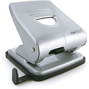 Rapesco 1023 827 2-Hole Metal Punch, 30 Sheet Capacity, Silver Rapesco 1023 827 2-Hole Metal Punch, 30 Sheet Capacity, Silver