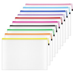 NORTHERN BROTHERS Plastic Wallets A4 Zipped Wallets A4 Zip Wallet Zipper Bags Ziplock Bags Mesh Document File Folders NORTHERN BROTHERS Plastic Wallets A4 Zipped Wallets A4 Zip Wallet Zipper Bags Ziplock Bags Mesh Document File Folders