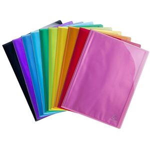Exacompta Ref 85670E Iderama Collection Semi-Rigid Display Book 240 x 320mm in Size, Suitable for A4 Documents, 20 Pockets Assorted Colours (Pack of 20) Exacompta Ref 85670E Iderama Collection Semi-Rigid Display Book 240 x 320mm in Size, Suitable for A4 Documents, 20 Pockets Assorted Colours (Pack of 20)