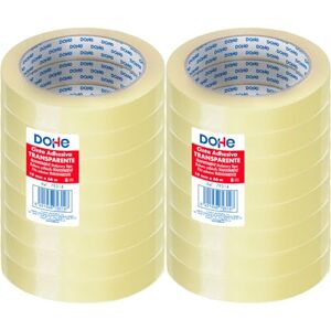 DOHE Transparent Adhesive Tape (16 pcs.) 1.8 cm x 66 m, Packaging Tape for Boxes, Shipping or Moving, Powerful Adhesive 45 Micron Office Supplies DOHE Transparent Adhesive Tape (16 pcs.) 1.8 cm x 66 m, Packaging Tape for Boxes, Shipping or Moving, Powerful Adhesive 45 Micron Office Supplies