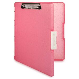 Dexas Slimcase 2 Plastic Clipboard with Storage and Side Opening, Pink Glitter, Office Supplies Clipboards to Organize, Carry and Store, A4 Holder, Style and Functionality Nursing Clipboards Dexas Slimcase 2 Plastic Clipboard with Storage and Side Opening, Pink Glitter, Office Supplies Clipboards to Organize, Carry and Store, A4 Holder, Style and Functionality Nursing Clipboards