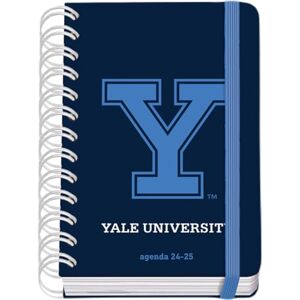 DOHE School Diary 2024 2025 Day by Page, Size A6 (12 x 17 cm), Ring Closure and Rubber, Spanish and English, 4 Sticker Pages, September to June, School Supplies Yale University Navy DOHE School Diary 2024 2025 Day by Page, Size A6 (12 x 17 cm), Ring Closure and Rubber, Spanish and English, 4 Sticker Pages, September to June, School Supplies Yale University Navy
