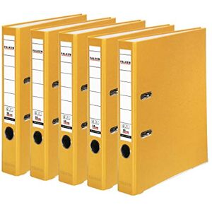 FALKEN Original 5-pack PP-Color plastic folders. Made in Germany. 5 cm narrow DIN A4 yellow Vegan ring binder File folder Letter folder Office folder Plastic folder Slotted folder FALKEN Original 5-pack PP-Color plastic folders. Made in Germany. 5 cm narrow DIN A4 yellow Vegan ring binder File folder Letter folder Office folder Plastic folder Slotted folder