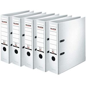 FALKEN Original 5-pack PP-Color plastic folders. Made in Germany. 8 cm wide DIN A4 white Vegan ring binder File folder Letter folder Office folder Plastic folder Slotted folder FALKEN Original 5-pack PP-Color plastic folders. Made in Germany. 8 cm wide DIN A4 white Vegan ring binder File folder Letter folder Office folder Plastic folder Slotted folder