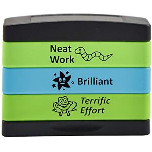 Trodat 3-in-1 Teacher Stamp For Marking Children's Schoolwork And Homework – Version 5, 44mmx13mm Trodat 3-in-1 Teacher Stamp For Marking Children's Schoolwork And Homework – Version 5, 44mmx13mm