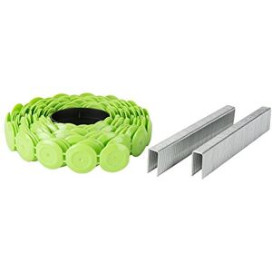 Metabo 18 Gauge Staples and Plastic Caps 7/16 in. Crown, 7/8-in Leg Length Electro Galvanized 2,000 Count 31102SHPT Metabo 18 Gauge Staples and Plastic Caps 7/16 in. Crown, 7/8-in Leg Length Electro Galvanized 2,000 Count 31102SHPT