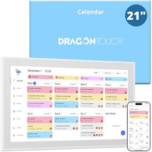 Dragon Calendar, 21.5" Digital Calendar 2025 Family Wall Planner, 1080P Full HD Interactive Touchscreen, Smart Chore Chart and Home Organization, Gift for Busy Families Scheduling Dragon Calendar, 21.5" Digital Calendar 2025 Family Wall Planner, 1080P Full HD Interactive Touchscreen, Smart Chore Chart and Home Organization, Gift for Busy Families Scheduling