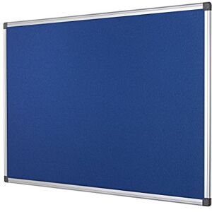 Bi-Office Notice Board Fire Retardant, Blue Felt, Maya Aluminium Frame, 180 x 120 cm Bi-Office Notice Board Fire Retardant, Blue Felt, Maya Aluminium Frame, 180 x 120 cm