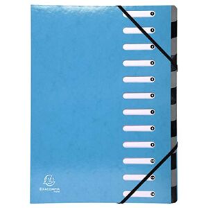 Exacompta Ref 53927E Iderama Collection Harmonika Multipart File 245 x 320mm in Size, Suitable for A4 Documents, 12 Multicoloured Tabbed Sections Light Blue Exacompta Ref 53927E Iderama Collection Harmonika Multipart File 245 x 320mm in Size, Suitable for A4 Documents, 12 Multicoloured Tabbed Sections Light Blue