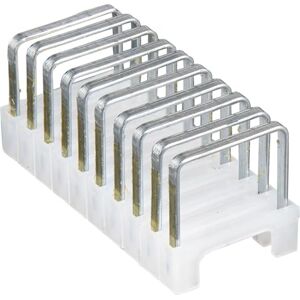 KLEIN TOOLS 450-004 Heavy Duty Staples, 31/64 x 13/64-Inch Insulated Staples for Romex and Other Cables, for Stapler No. 450-100, Pack of 300 KLEIN TOOLS 450-004 Heavy Duty Staples, 31/64 x 13/64-Inch Insulated Staples for Romex and Other Cables, for Stapler No. 450-100, Pack of 300