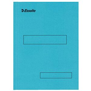 Leitz Esselte Folders with 2 Flaps for Filing Cabinets 160 g Box of 100 Blue Leitz Esselte Folders with 2 Flaps for Filing Cabinets 160 g Box of 100 Blue