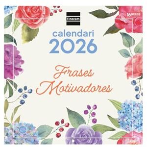 Finocam Wall Calendar 2026 30x30 cm Month View January December 2026 + Sep.- Dec. 2025 (4 months) reduced Calendar 2026 Images Motivating phrases Catalan Finocam Wall Calendar 2026 30x30 cm Month View January December 2026 + Sep.- Dec. 2025 (4 months) reduced Calendar 2026 Images Motivating phrases Catalan