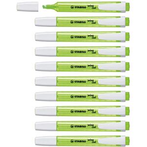 STABILO swing cool Highlighter Pack of 10 Green STABILO swing cool Highlighter Pack of 10 Green