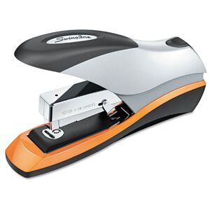 Swingline SWI87875 Desk Stapler- 70Sh Capacity- 2-.50in. Throat- Silver-Black-Orange Swingline SWI87875 Desk Stapler- 70Sh Capacity- 2-.50in. Throat- Silver-Black-Orange