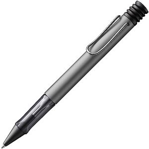 Lamy AL-star graphite Ballpoint Pen with transparent, ergonomic grip & line width M lightweight aluminium body including large capacity refill M 16 in black Lamy AL-star graphite Ballpoint Pen with transparent, ergonomic grip & line width M lightweight aluminium body including large capacity refill M 16 in black