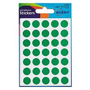 Equinox Stickers/Labels 10 * Green Circle 13mm and 10 * Fluorescent Orange Rectangle 25mmx50mm Equinox Stickers/Labels 10 * Green Circle 13mm and 10 * Fluorescent Orange Rectangle 25mmx50mm