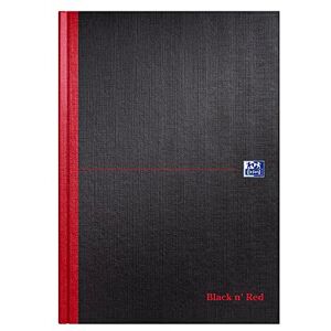 Black n' Red Oxford A4 Hardback Casebound Notebook, Ruled with Double Cash, 192 Page, 1 Notebook Black n' Red Oxford A4 Hardback Casebound Notebook, Ruled with Double Cash, 192 Page, 1 Notebook