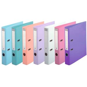 Exacompta Ref 53044E Prem'Touch PVC Lever Arch File 320 x 290mm in Size, 2 Rings, Can Hold A4 Documents, 50mm Spine, 55mm Rings, FSC-Certified Assorted Pastel Colours (Pack of 10) Exacompta Ref 53044E Prem'Touch PVC Lever Arch File 320 x 290mm in Size, 2 Rings, Can Hold A4 Documents, 50mm Spine, 55mm Rings, FSC-Certified Assorted Pastel Colours (Pack of 10)