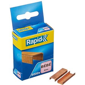 Rapid BEBE Copper Staples, For Stapling up to 15 Sheets, Use with Stapling Pliers, Copper Wire, Pack of 15000, 11974685 Rapid BEBE Copper Staples, For Stapling up to 15 Sheets, Use with Stapling Pliers, Copper Wire, Pack of 15000, 11974685