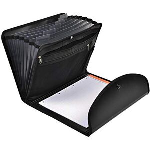 Exacompta Ref 55834E Exactive Conference Folder 25.5 x 33cm in Size, Suitable for A4 Documents, 13 Customisable Tabs, Writing Pad Supplied Black Exacompta Ref 55834E Exactive Conference Folder 25.5 x 33cm in Size, Suitable for A4 Documents, 13 Customisable Tabs, Writing Pad Supplied Black