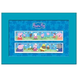 Royal Mail Official Peppa Pig Framed Stamps by . Ready to Hang Gift. Royal Mail Official Peppa Pig Framed Stamps by . Ready to Hang Gift.