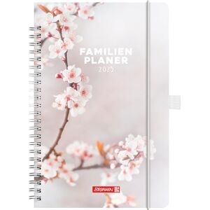 BRUNNEN Book Calendar Family Planner (2025) "Blossom", 2 Pages = 1 Week, A5, 192 Pages, Hardcover, Colourful BRUNNEN Book Calendar Family Planner (2025) "Blossom", 2 Pages = 1 Week, A5, 192 Pages, Hardcover, Colourful