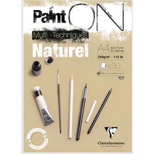 PaintOn Clairefontaine Paint On Pad Kraft 250gsm - Pad PaintOn Clairefontaine Paint On Pad Kraft 250gsm - Pad
